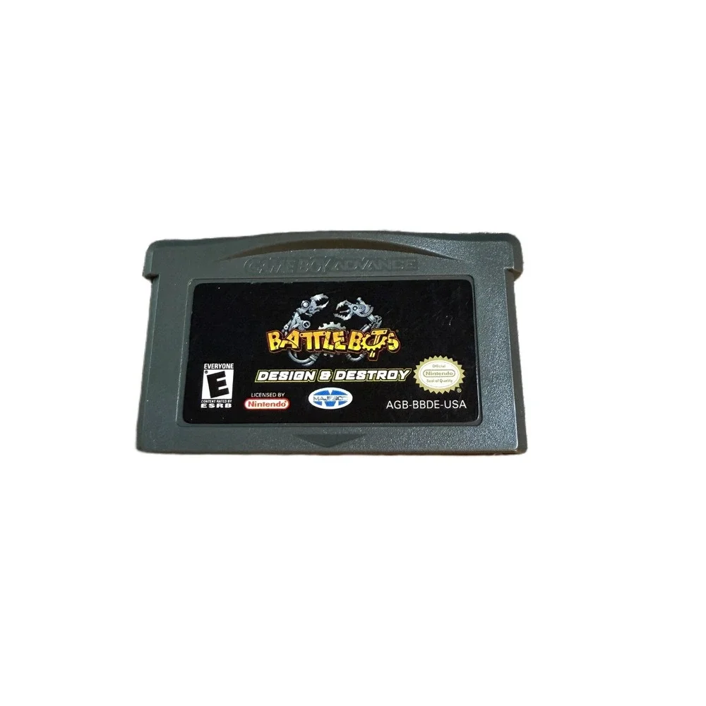 BattleBots Design & Destroy Nintendo Game Boy Advance GBA AGB-BBDE-USA Authentic